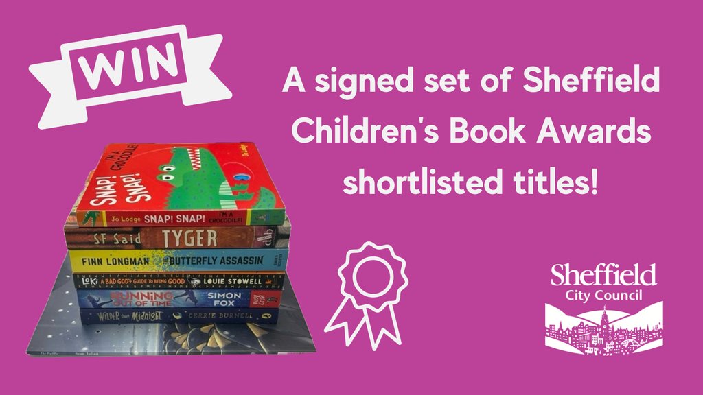 We had a great time at the Sheffield Children's Book Awards last week, so to celebrate, we've got a *signed* set of winning and shortlisted books to give away to one lucky school! 📚️

To enter, simply follow and RT by 5pm on Friday 10 November. Good luck! @SheffLibraries