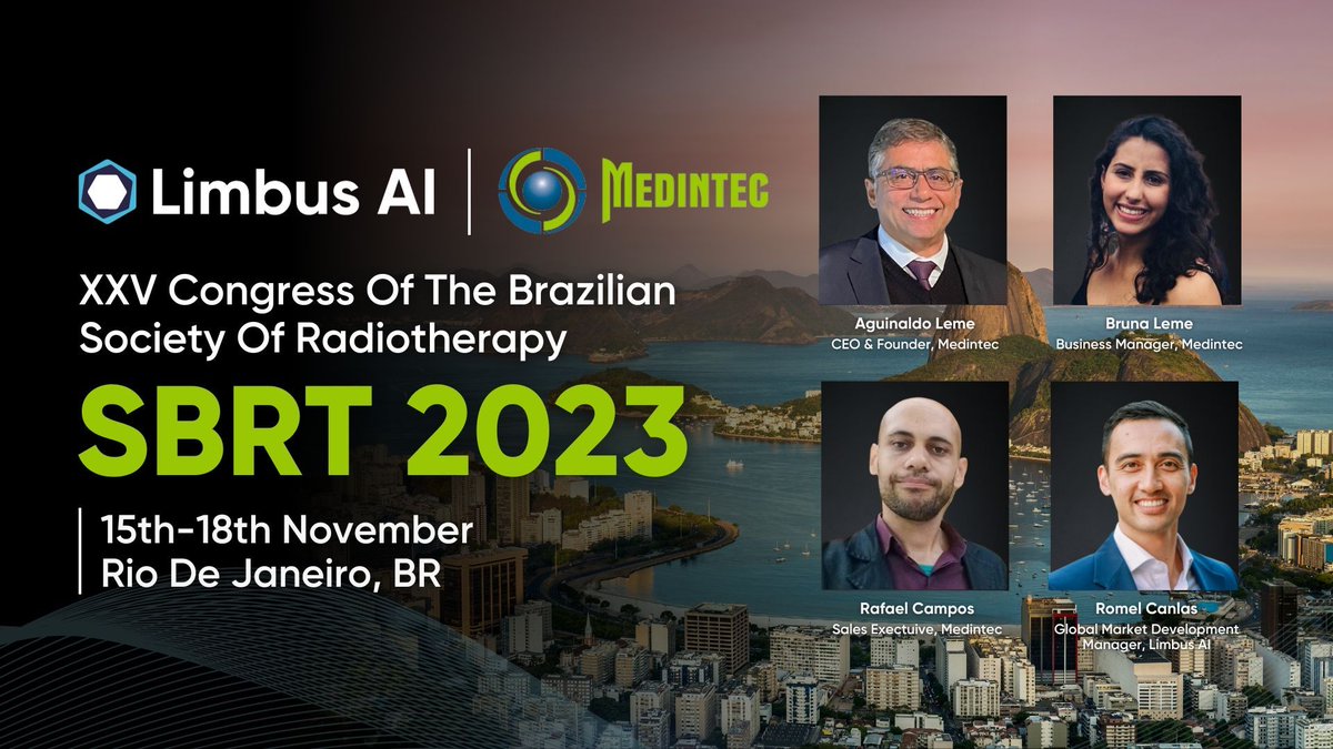 Junte-se a nós no XXV Congresso da Sociedade Brasileira de Radioterapia, #SBRT2023, de 15 a 18 de novembro na vibrante cidade do Rio de Janeiro, Brasil. 

🔗 Saiba mais sobre a Medintec: buff.ly/3QMhMrc

#SBRT #Brasil #Medintec #Radioterapia #RadOnc #MedPhys #Dosim