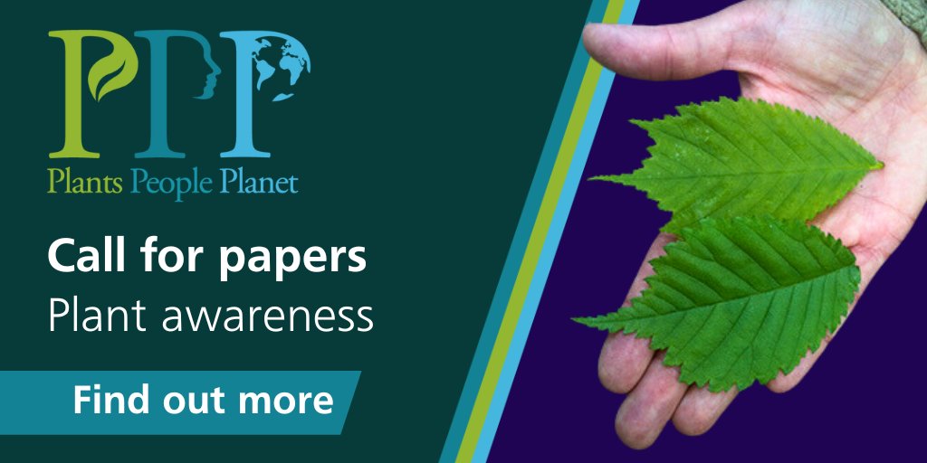 Call for papers! Plant awareness has never been more important than in the current ecological crisis. Our aim is to stimulate methods-based discussions about plant awareness. More details 👉 ow.ly/qtjS50Q53Br @dawngarden @bethanstagg