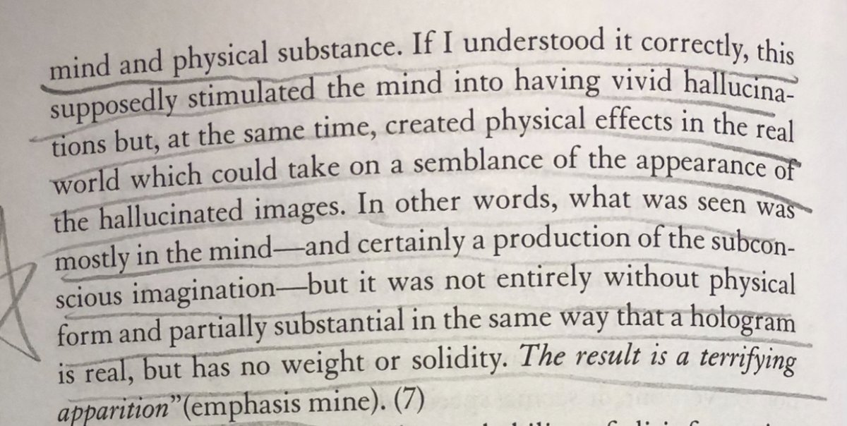 Deepfryguy76's tweet image. #Conjecture #RendleshamForestIncident #Psychotronic #PK #SpacetimeHologram

 My question to you:
How would a system of holographic projection result in manifestations and physical traces related to a witnesses subconscious mind ? Excerpts: Ray Boeche 👇thread below👇
