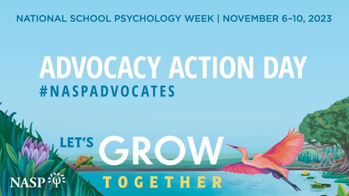 Today is our Advocacy Action Day! Use our action alert to contact your members of Congress and urge them to support public education and the essential ways that school psychologists support students and school communities! #NASPadvocates bit.ly/3QK16kc