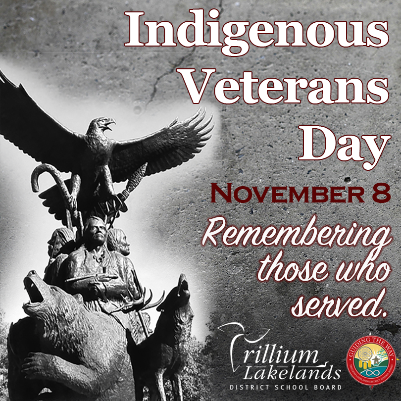National #IndigenousVeteransDay is a memorial day observed in Canada in recognition of and gratitude for Indigenous contributions to military service, particularly in the First and Second World Wars and the Korean War. #LestWeForget #grateful <a href="/TLDSB_FNIM/">TLDSB_FNIM</a>