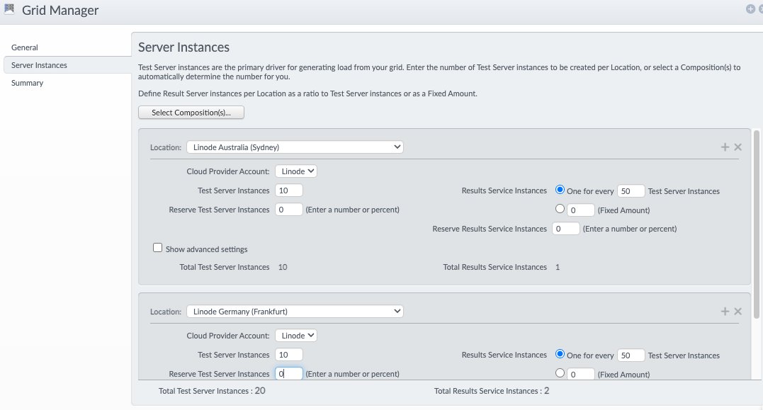 Hitoshi47596199's tweet photo. If you want to use Akamai Connected Cloud (Linode) as load servers for CloudTest, simply select Linode Locations in the Grid Manager after configuring the credentials. https://t.co/AI2X76AsLm
