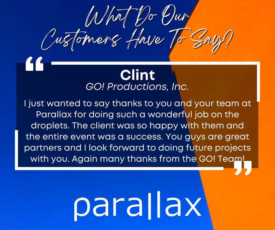 ParallaxDigital's tweet image. We love hearing back from our customers & decided to share some of our favorite success stories!
We take pride in our commitment to excellence and are always excited to take on a new challenge.
Click or Call Today for a Free Estimate:
loom.ly/OkhuplQ | +1 (800) 756-3566