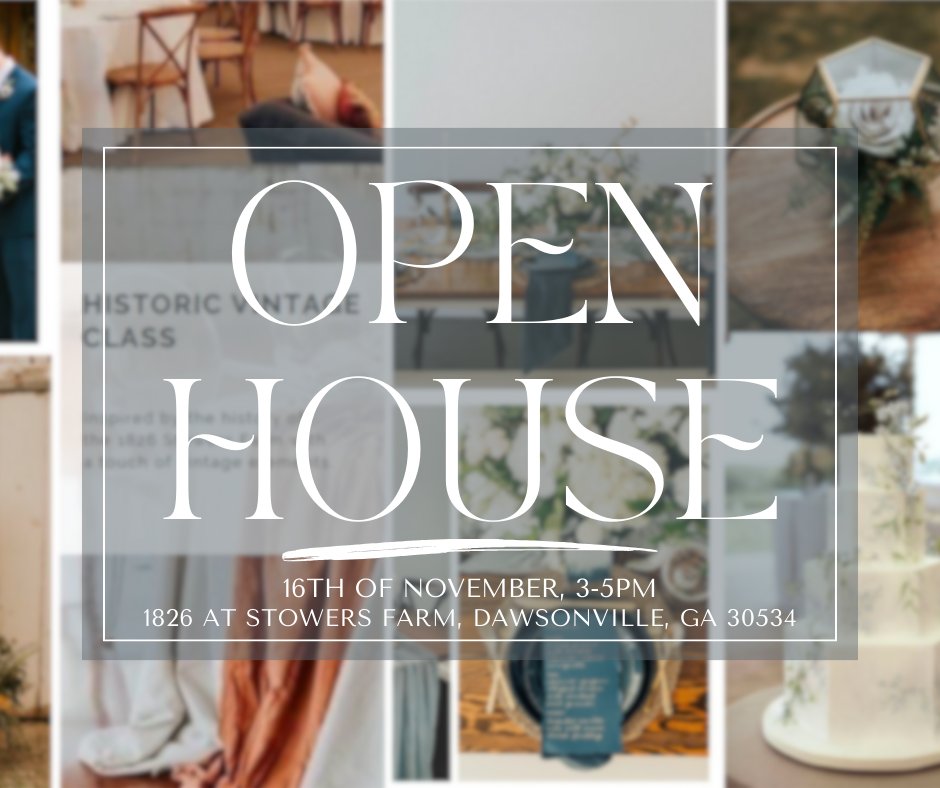 1826farm's tweet photo. Engaged Couples: Join us for our open house on Nov. 16th, 3-5pm. Spaces are limited, so register now. https://t.co/0Q2FzDgHXb

There are 3 enchanting themes; Sweet as Honey, Historic Vintage, &amp; Modern Charm. You will also have the chance to interact with our wedding vendors! https://t.co/8APzXnY8yJ