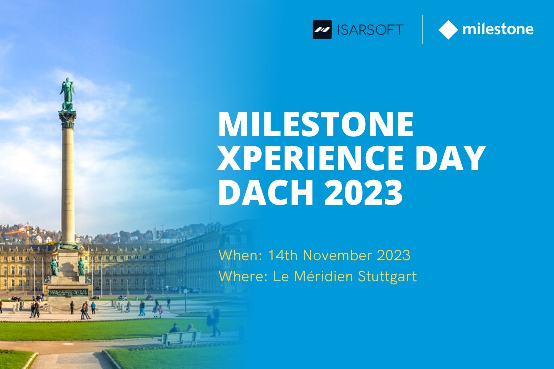 isarsoft's tweet photo. 📣 Meet us next week, on 14th November, in Stuttgart for the Milestone XPerience Day 2023!✨ 

The MXP is about groundbreaking innovations in video technology and hosted by @milestonesys.

Make sure to come by and join to the talks of our friends at @Advancis_GmbH and @NVIDIAAI. https://t.co/dFVuaqUCpz