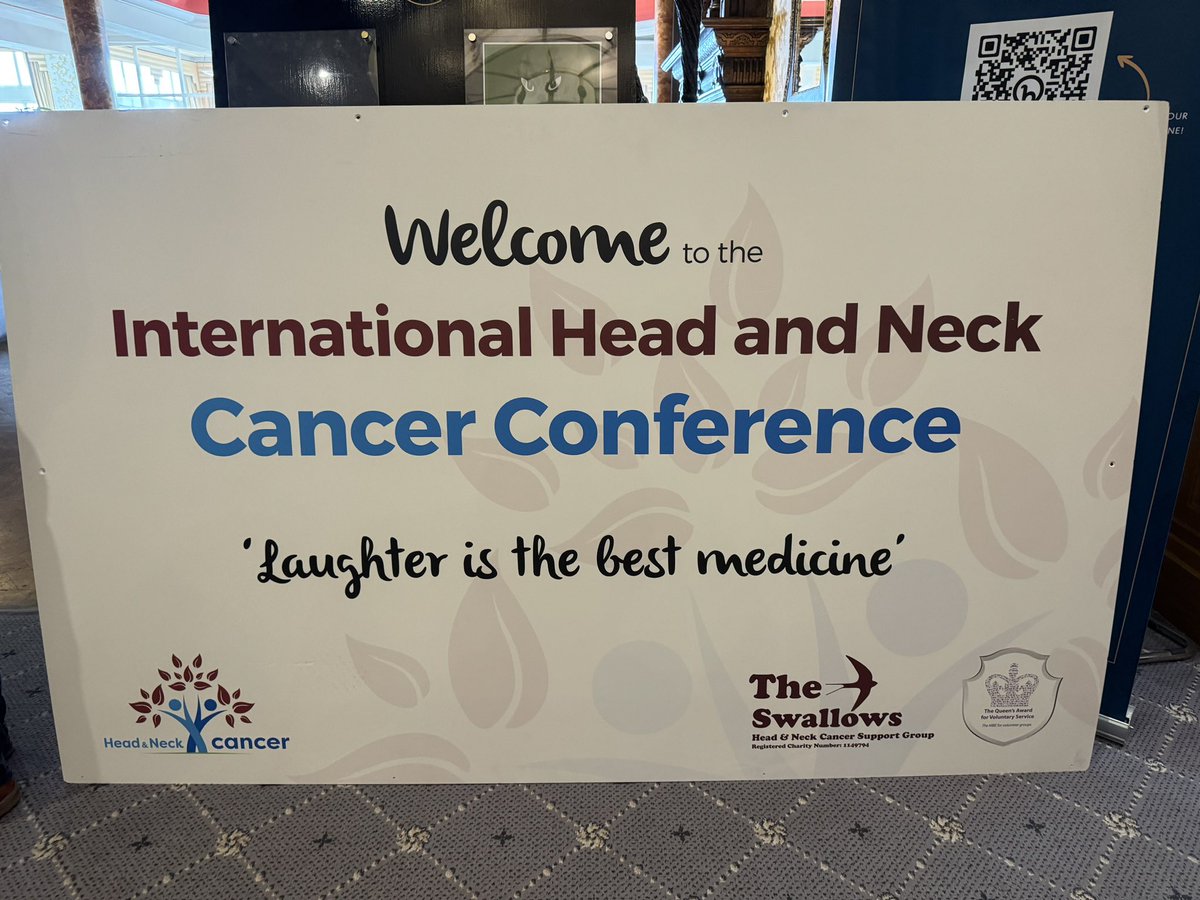 marksafier's tweet photo. An emotional video from a caregiver humbling medical experts, patients &amp; other carers during the first session at the Swallows Head &amp; Neck Cancer conference - thanks Chris Curtis &amp; all the presenters for an amazing start, now for some ‘laughter is the best medicine’ #HNCCONF2023 https://t.co/7bWJHvBjGy