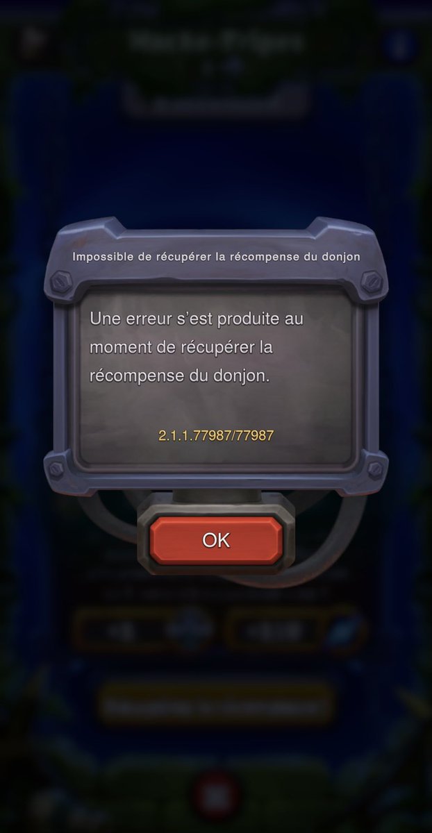 AlmeNico's tweet photo. @WarcraftRumble impossible de relancer un donjon, vous avez déjà eu ? https://t.co/Gcg60rGYXN