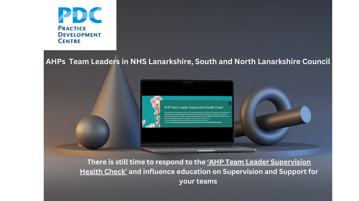 AHP Team Leaders you have until Thursday 14th of December by 5pm to respond to the AHP Team Leader Supervision Health Check. Hopefully this link will work better than the one in the picture! forms.office.com/e/MQyaYzNtjT