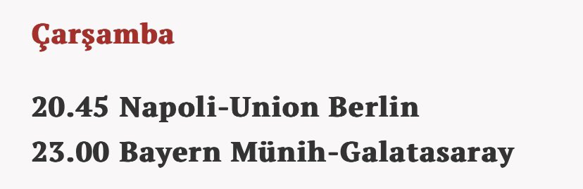 📎 Duyuru; Kardeş Azerbaycan’dan jest ☺️
#CBCSport, bugün oynanacak #BayernMünih #Galatasaray maçını hem uydudan hem de YouTube'dan şifresiz yayınlayacağını açıkladı. Napoli maçı da şifresiz.
#BayernMunich #GALATASARAYlılarTakiplesiyor #CANLIYAYIN #canlımaç #NapoliUnionBerlino
