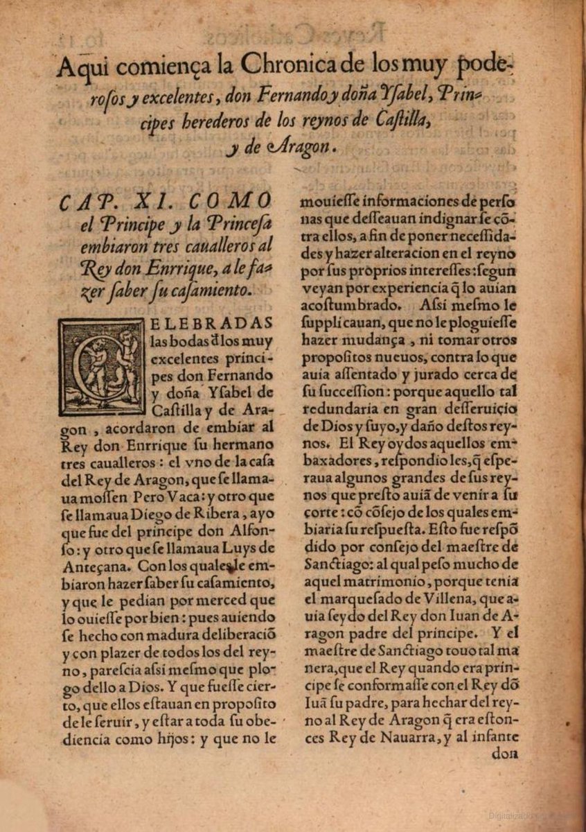 Chronica de los muy altos y esclarecidos reyes Catholicos don Fernando y donna Isabel

De Hernando (del Pulgar) 1565

Luís de #Antezana #Anteçana #ReyesCatolicos #IsabelLaCatolica
@FundacionAntezana