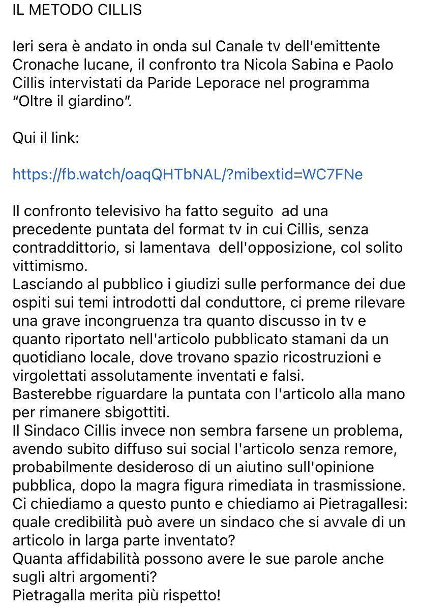 PerPietragalla's tweet photo. IL METODO CILLIS 👇🏻

https://t.co/tepE81K60b https://t.co/eSQiUCL0k3