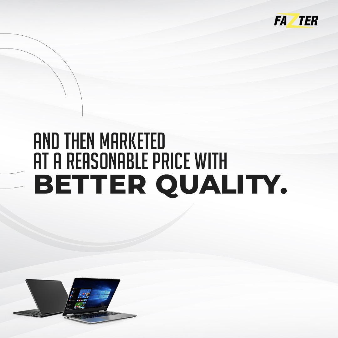 Fazter only sells quality. We put it through many quality checks. These checks ensure that the devices receive technological enhancements (if needed) before being graded, certified, and finally marketed.

#Fazter #refurbishedlaptops #QualityMatters #qualityassurance