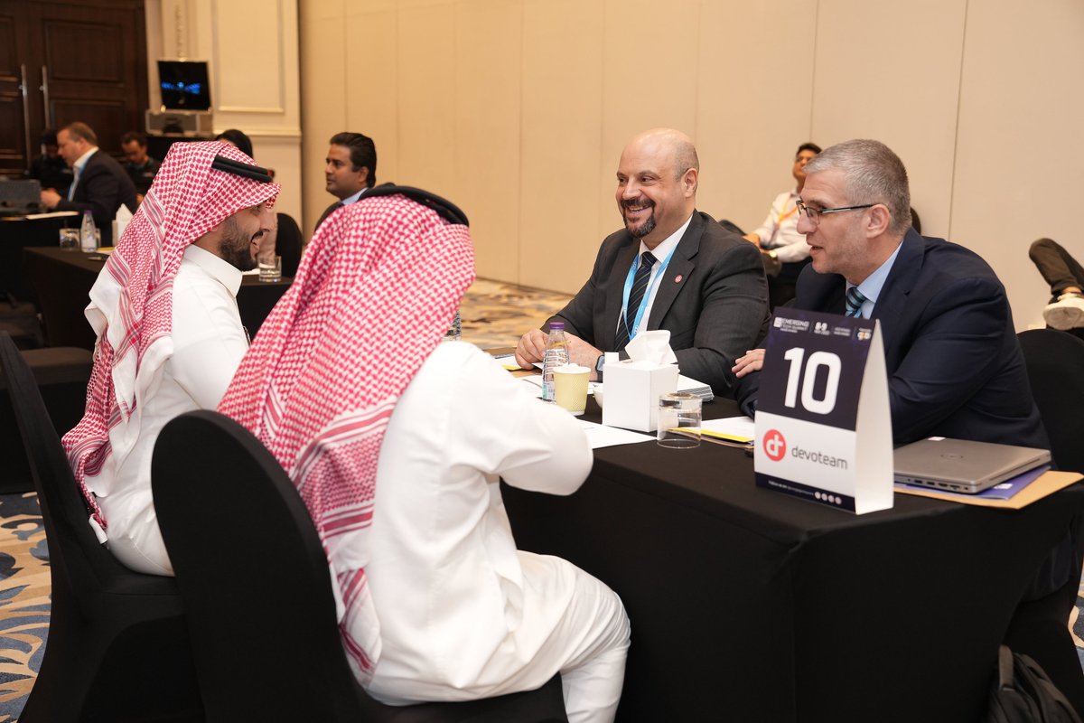 emerging_tech_'s tweet photo. Experience a tech event like never before! At the Emerging Tech Summit, we're introducing a groundbreaking concept: pre-scheduled face-to-face meetings. This first-of-its-kind feature will redefine networking and collaboration.

#emergingtechsummit #ETS #saudiarabia #gbbventure https://t.co/XufOQoSXS6