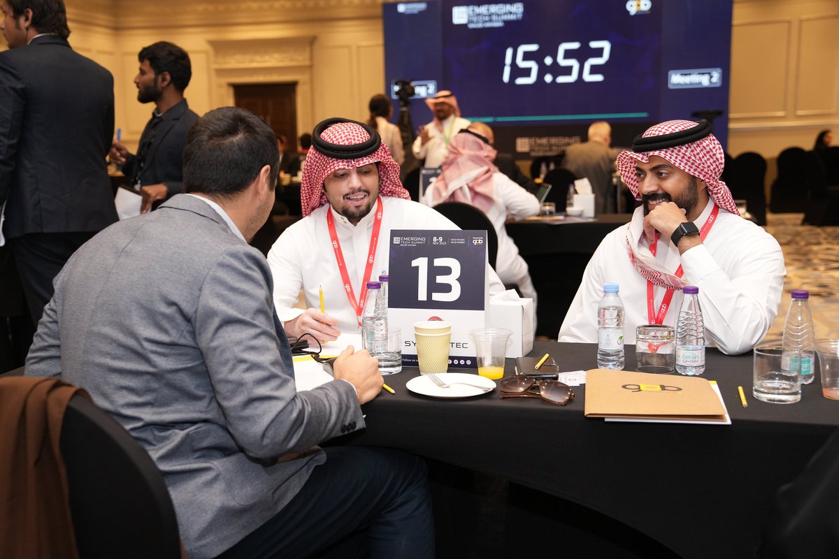 emerging_tech_'s tweet photo. Experience a tech event like never before! At the Emerging Tech Summit, we're introducing a groundbreaking concept: pre-scheduled face-to-face meetings. This first-of-its-kind feature will redefine networking and collaboration.

#emergingtechsummit #ETS #saudiarabia #gbbventure https://t.co/XufOQoSXS6