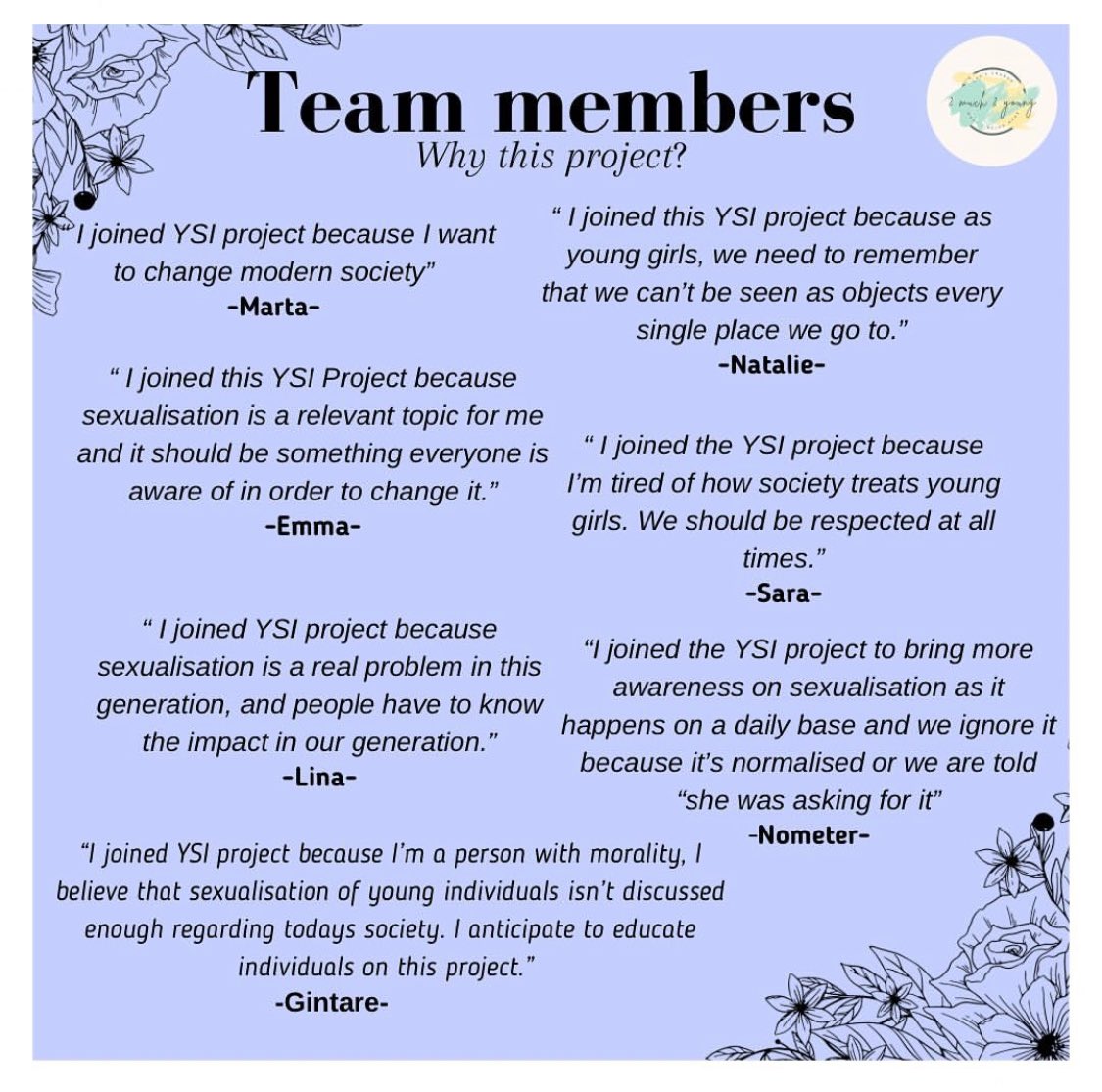 2much2young_ysi's tweet photo. Why would you join?
#slssmonaghan #YSI #ysiproject #saawareness #youngsocialinnovators
Check out our Instagram for more!
https://t.co/pEPhTYk7HF https://t.co/l66LCgcCJg