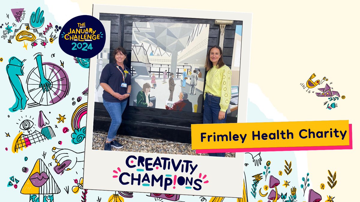 64M_Artists's tweet photo. Next up, we welcome @FHealthCharity @emmacarr999 and artist Helen @Inspired_Spaces as part of #TheJanuaryChallenge 2024!

Their creative prompt is a fun, quick, accessible activity - and you can sign up for FREE today to take part in January….

https://t.co/5epimerRIq https://t.co/wNScLOQLeN