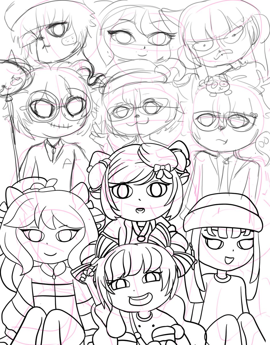 what a cute bunch!! half-way done in line art.
#Habbo #PetPals #artmoots #opentocommission