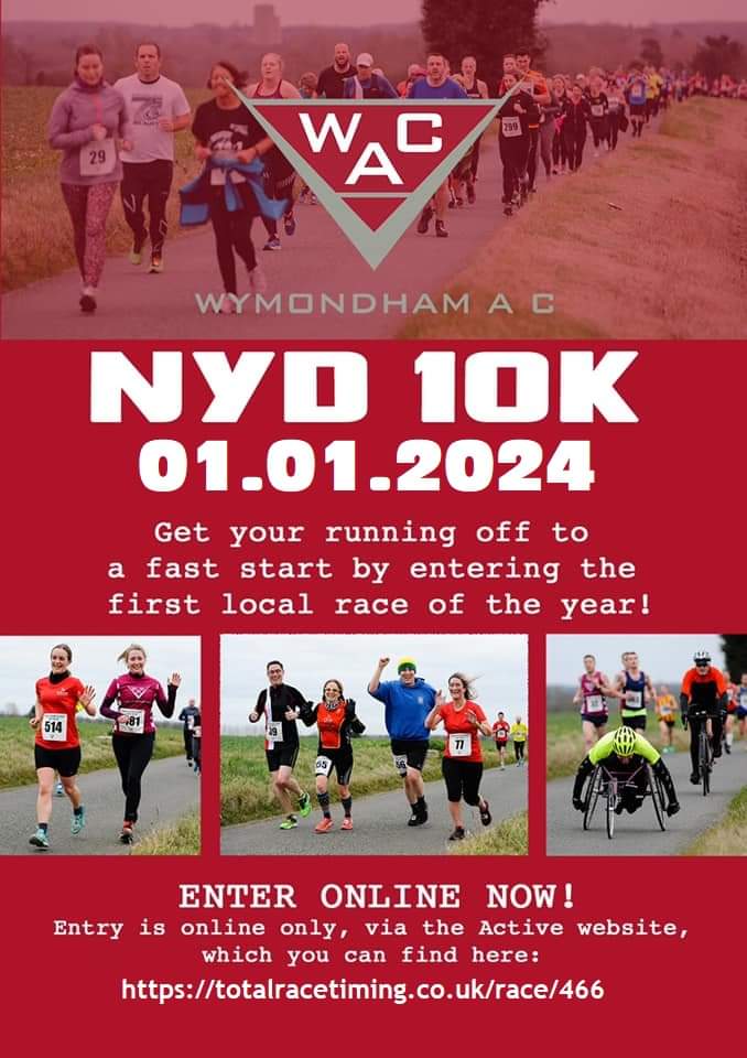 📣 Spread the word! 📣
Whether you are looking for something more than your Saturday morning <a href="/parkrunUK/">parkrun UK</a> and want to step up to your first 10k or maybe you are looking for your next 10k challenge – our New Year’s Day 10k is now open: - 
totalracetiming.co.uk/race/466