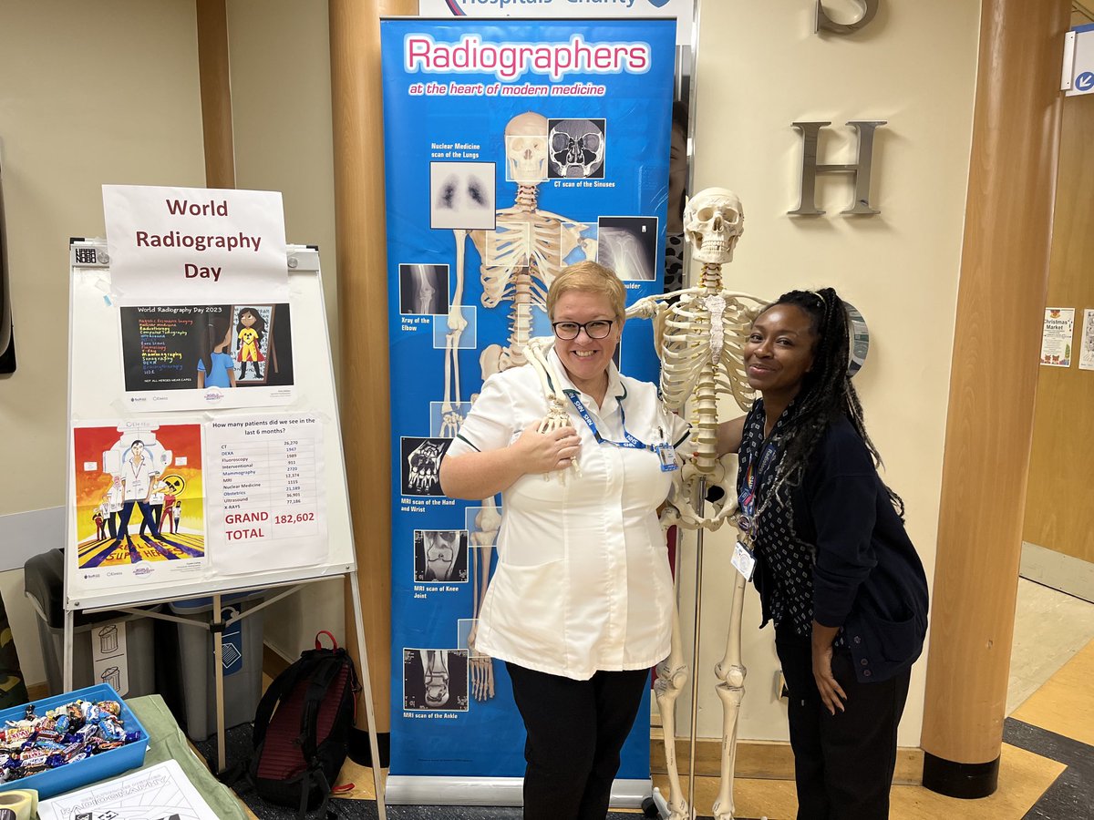 World Radiography Day ⁦@enherts⁩ thanks to Stephanie, Janelle and Natalie