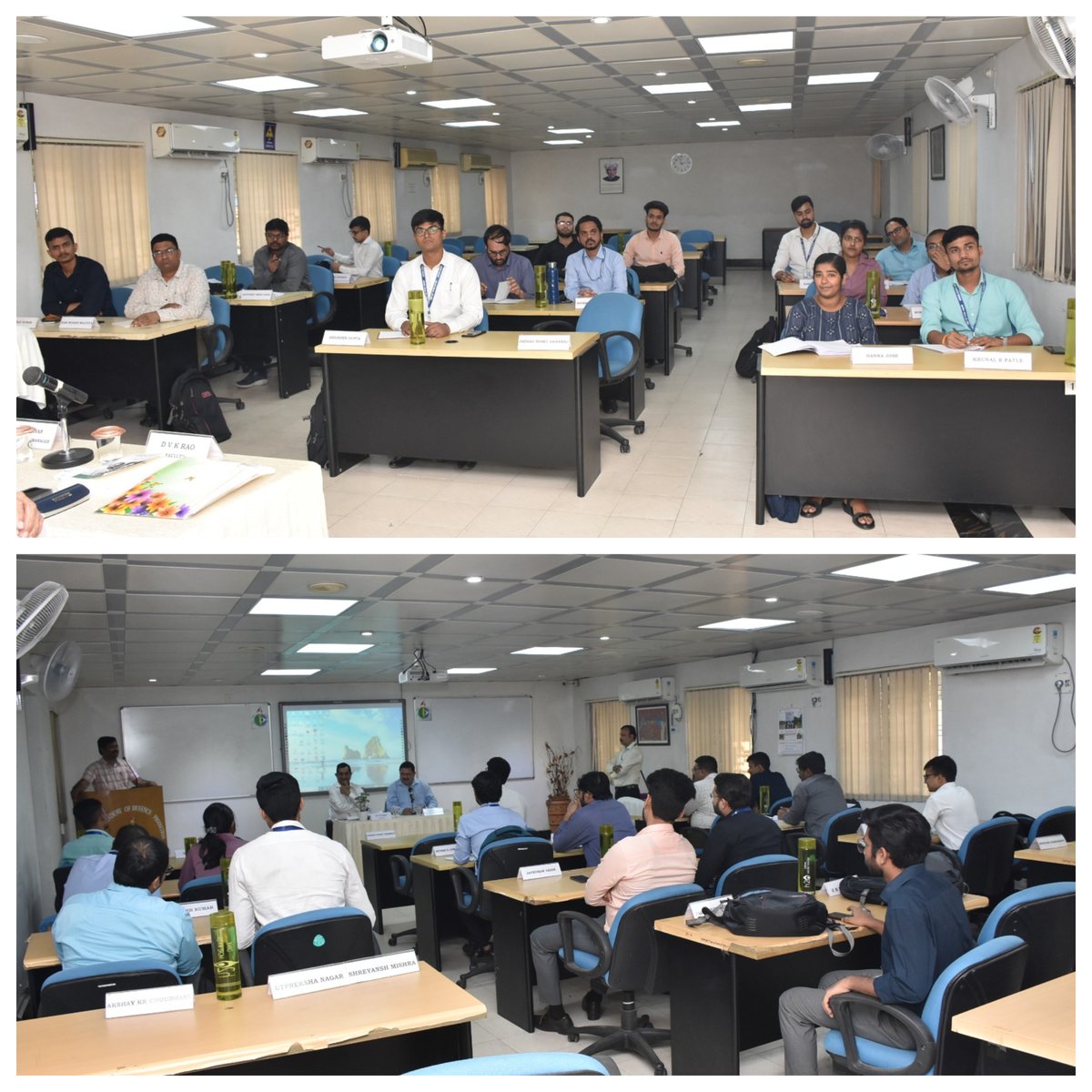 nadpnagpur's tweet image. Honoured to have Shri. D.V.K. Rao, IOFS (Retd.), former Member Finance at OFB, enlightening NADP PGDM(BM) students with his &apos;Expert Talk on Warfare in Ancient Times, WW-I &amp;amp; WW-II&apos;. Learning from history for modern management insights!  #WarfareWisdom #ManagementLessons #NADP