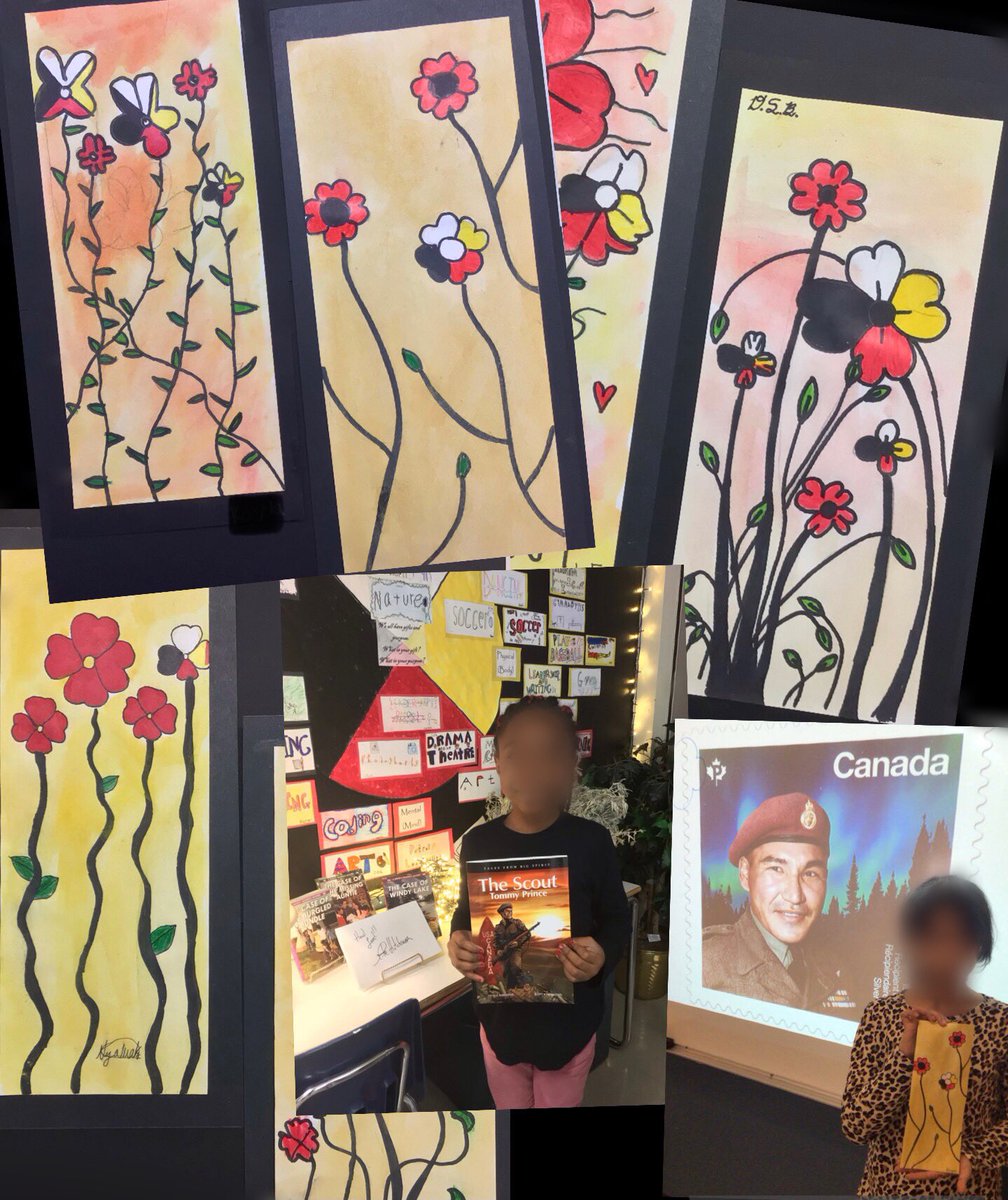 The Grade 4/5’s have been learning about the contributions of Indigenous Veterans. Today we honour those who showed courage both in service and in their home communities. #IndigenousVeteransDay <a href="/beg_RETSD/">Bertrun E. Glavin School</a>