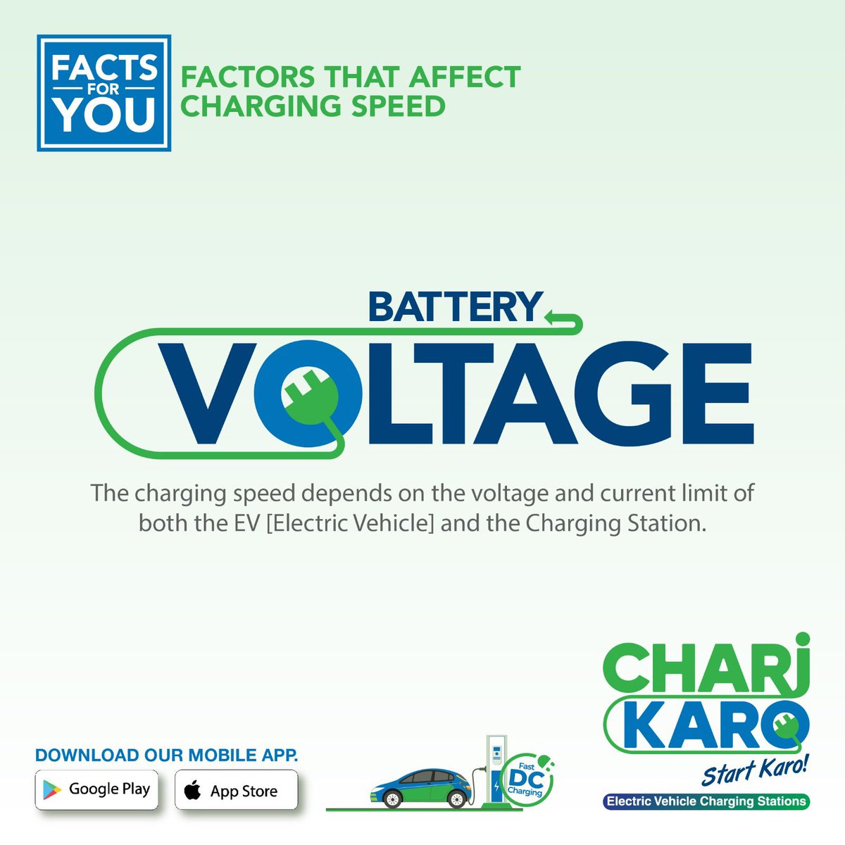 charjkaro's tweet photo. Unpacking Factors that Supercharge Charging ⚡

#DidYouKnow #evchargingfacts #evcharger #charjkaro #chargingfacts https://t.co/jJHMisszHC