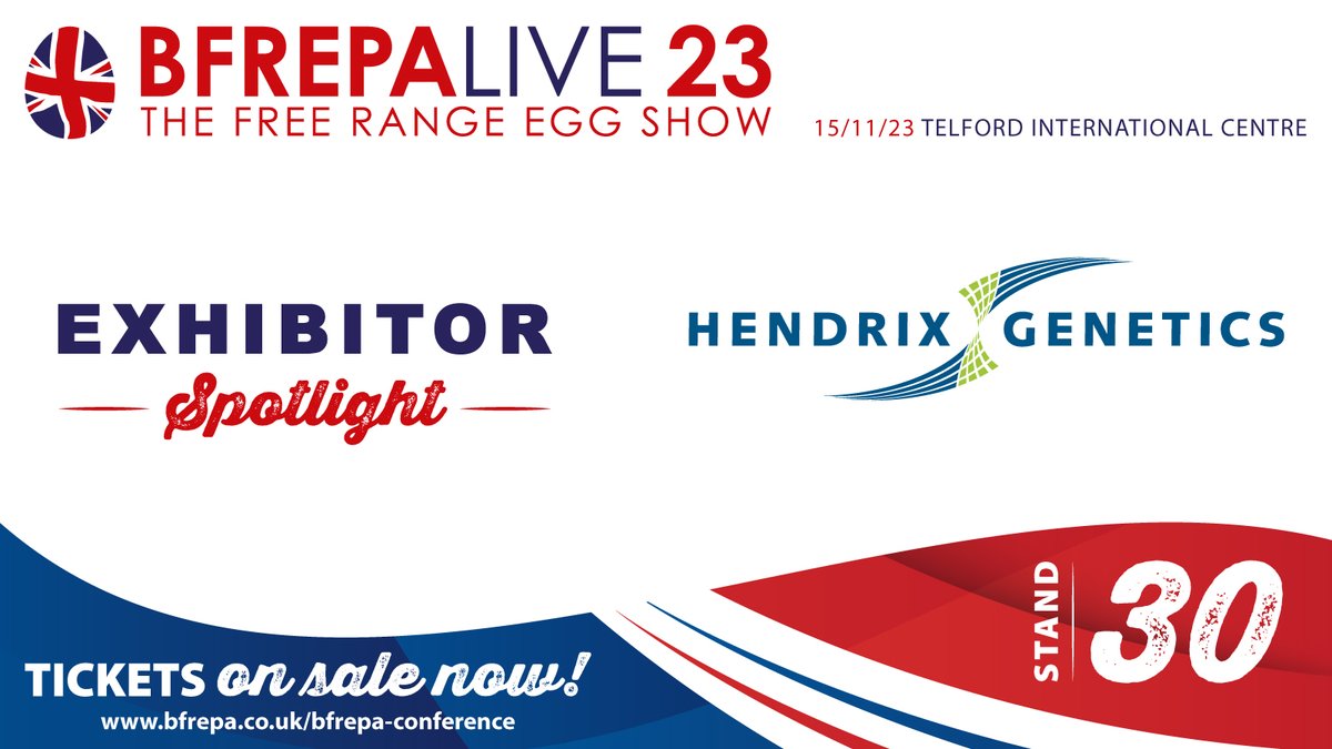EXHIBITOR SPOTLIGHT!

Joice and Hill Poultry is the UK Distributor for the world class egg laying hens, bred by @BetterBreeding, including the Bovans Brown and the Dekalb White!

#BFREPALive2023

bfrepa.co.uk/common/event-t…
