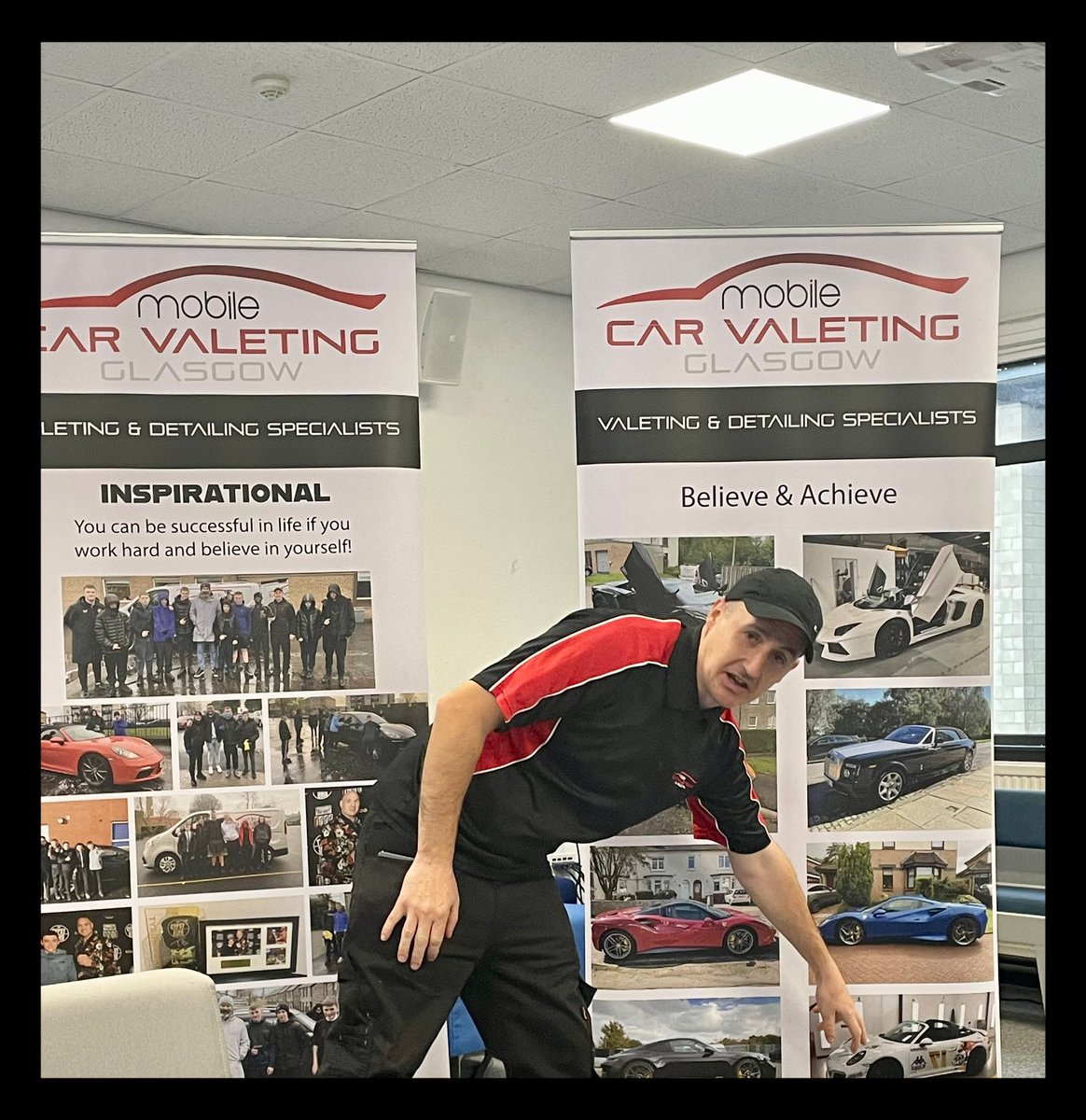 McAinshArt&Design (@lhsartanddesign) on Twitter photo Amazing to have James & team with us at <a href="/LarbertHigh/">Larbert High School</a> this morning from <a href="/carvaletglasgow/">Car Valeting Academy</a>. Fantastic conversations surrounding embedding a new Car Valeting/Detailing Academy in our curriculum.
Well done to Ryan, out on Work Experience from <a href="/RosshallAcademy/">Rosshall Academy</a>
#skills #Automotive Amazing to have James & team with us at <a href="/LarbertHigh/">Larbert High School</a> this morning from <a href="/carvaletglasgow/">Car Valeting Academy</a>. Fantastic conversations surrounding embedding a new Car Valeting/Detailing Academy in our curriculum.
Well done to Ryan, out on Work Experience from <a href="/RosshallAcademy/">Rosshall Academy</a>
#skills #Automotive