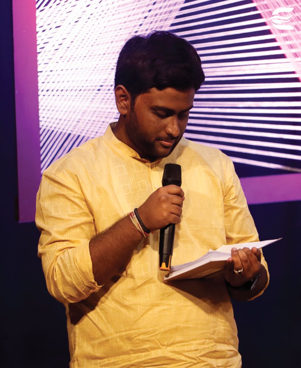 vit_expression's tweet photo. Sushant Lokhande  touched every string of our audience's hearts with his writing and ended up weaving a beautiful medley like never before.

Poetry's subtle power was revealed by Mihir Deshpande, where the performance whispered volumes. https://t.co/vojUUMZe2E