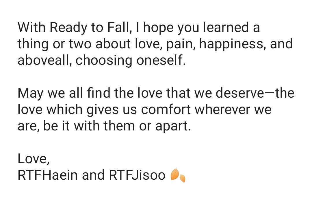 haesooday's tweet photo. rtf - comforting love; the last fall
ua - right love at the right time; the final vow
orm - maybe love; the last maybe

excited na ako mag-isip ng ganito para sa labyrinth HAHAHAHAHA claiming agad na matatapos 🥹✨ https://t.co/CzJLiLKQxu
