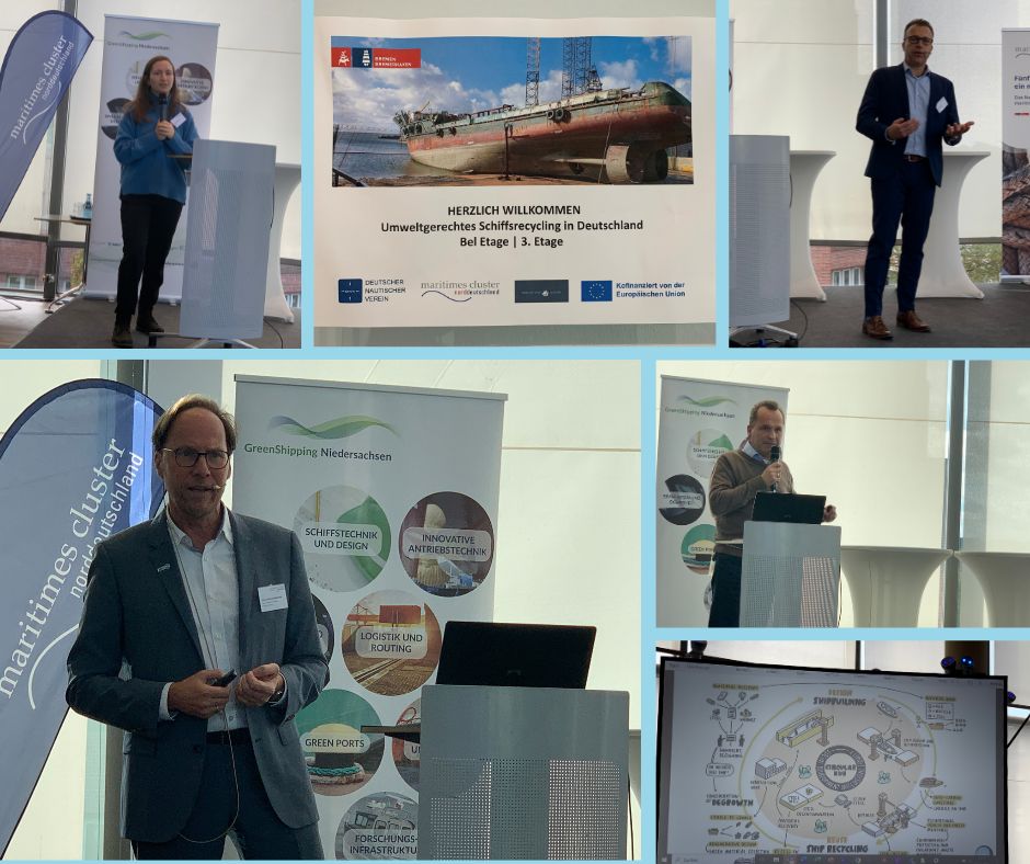 Leibniz Centre for Tropical Marine Research (ZMT) (@leibnizzmt) on Twitter photo „Das Land Bremen hat mit vorhandener Expertise, starkem maritimen Sektor u. etablierter Stahlindustrie großes Potenzial für Schiffsrecycling - erst recht im Verbund mit anderen in Norddeutschland“, so <a href="/BleischwitzR/">Raimund Bleischwitz</a> am <a href="/MCN_EV/">Maritimes Cluster Norddeutschland</a>-Tag 'Umweltgerechtes Schiffsrecycling in Deutschland'. „Das Land Bremen hat mit vorhandener Expertise, starkem maritimen Sektor u. etablierter Stahlindustrie großes Potenzial für Schiffsrecycling - erst recht im Verbund mit anderen in Norddeutschland“, so <a href="/BleischwitzR/">Raimund Bleischwitz</a> am <a href="/MCN_EV/">Maritimes Cluster Norddeutschland</a>-Tag 'Umweltgerechtes Schiffsrecycling in Deutschland'.