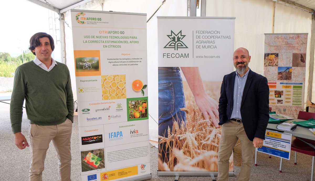 Desde #FECOAM  hemos llevado hasta el foro #DemoHortiData2023 GO #CITRIAFORO, agricultura de última generación para la estimación de cosechas de cítricos 🍊🍋 Muchas gracias a los organizadores por contar con las cooperativas agrarias de la Región de Murcia 🌱