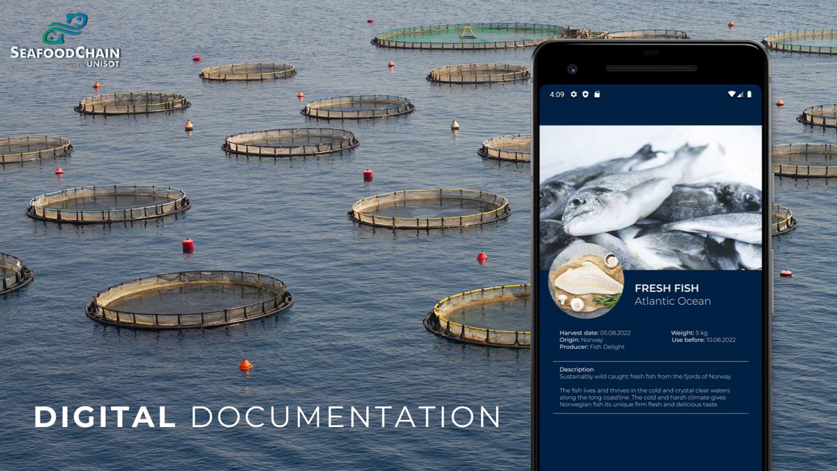 Through digital documentation, such as catch certificates, vessel monitoring data and digital product passports (DPP), the seafood industry can achieve end-to-end traceability, ensuring that seafood products are sourced responsibly and comply with regulatory requirements.