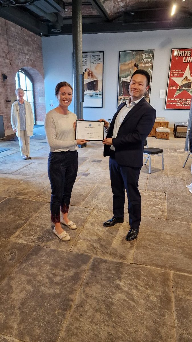 Better Late than never...
Our trustee Margaret Roebuck along with her Daughter Phyllida presenting the annual <a href="/58society/">The 1958 Society</a> TFF research Prizes for both best presentation and best Poster Mohammed Khattak and Weisang Luo. Congratulations