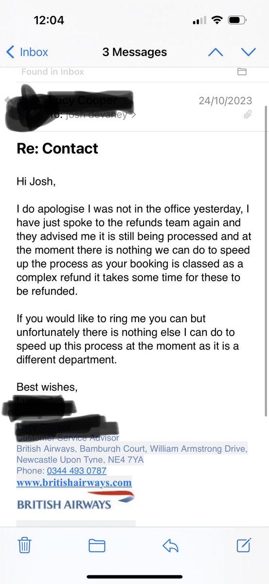 Josh_Devaney's tweet image. 2021, I received a voucher from @British_Airways due to Covid. Since then I have tried redeeming the voucher to go on holidays to no avail.Countless attempts &amp;amp; hours wasted. Later they promise me a full refund if i prove I’ve bought flights, to this day i have never seen my money