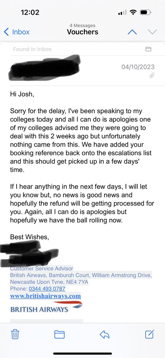Josh_Devaney's tweet image. 2021, I received a voucher from @British_Airways due to Covid. Since then I have tried redeeming the voucher to go on holidays to no avail.Countless attempts &amp;amp; hours wasted. Later they promise me a full refund if i prove I’ve bought flights, to this day i have never seen my money