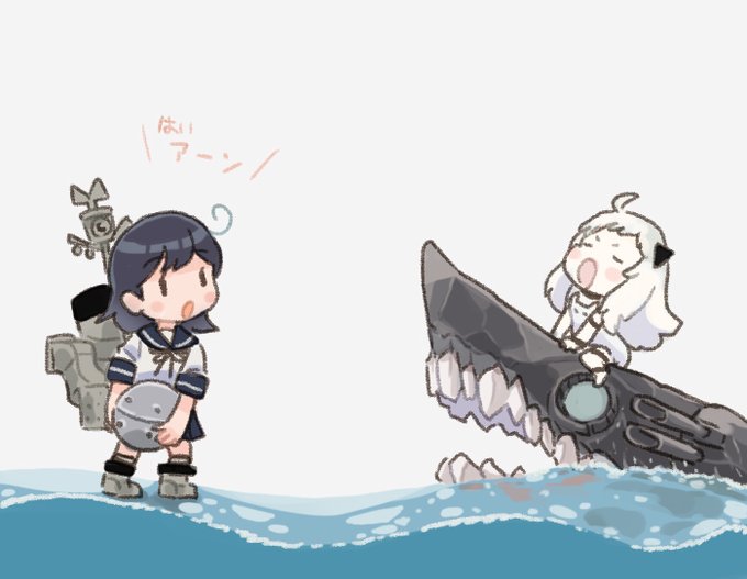 「2girls abyssal ship」 illustration images(Latest)
