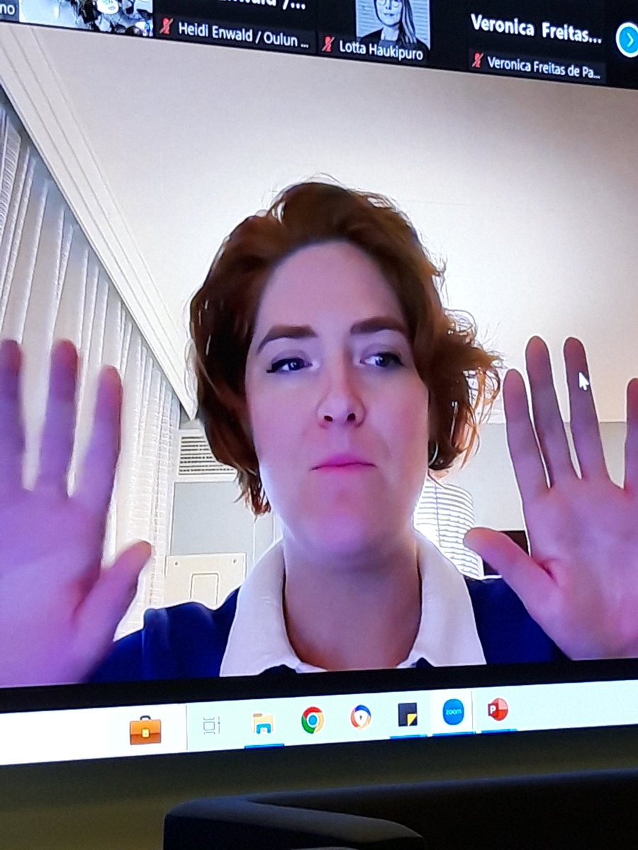 Cyborg anthropologist Amber Case discussing calm technology in the <a href="/UniOulu/">University of Oulu</a> <a href="/GenZ_Oulu/">GenZ</a> closing event. All tools can be used for both good and bad intentions. The same goes for #AI. Interesting insight!