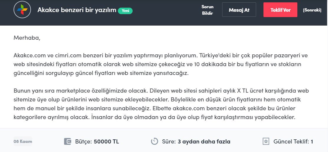 Bütün e-ticaret ve teknoloji devleri, lütfen kenara çekilin. Geliyorlar! Algoritma mühendisleri, UX/UI tasarımcıları, veri bilimcileri… Hepinizin yıllar süren çabalarını ve milyonlarca liralık yatırımları, bizim mahallenin Einstein’ı 50 bin TL’ye halledecek.