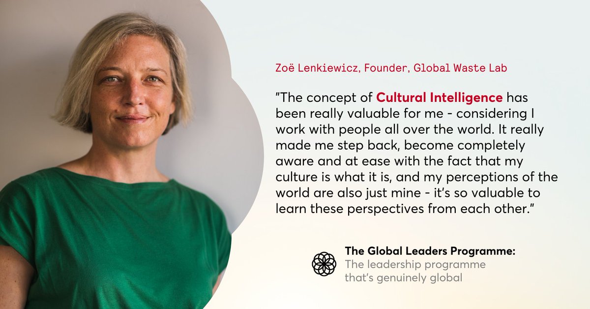 Part of the reason that I've stayed, so long, at @CommonPurpose is that we get to meet, and work with so many brilliant people, who are using their #CrossBoundaryLeadership skills to make the world a better place ... just like Zoe, one of our #GlobalLeaders alumni