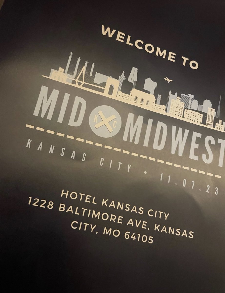 Loved my time with founders, innovators, and investors fueling Kansas City’s growth through tech entrepreneurship at #MidxMidwest Growth in Kansas City is on point. My hat game—maybe not so much. Even caught up with Chief of Staff Emeritus @johnstamm .