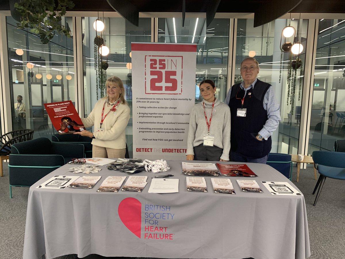 BSHeartFailure's tweet photo. The BSH are at the @WeAreOpenreach office’s today to educate their staff on heart health. The more people that know about #heartfailure, the better our chances of detecting the undetected.

Together, we can create a world where heart failure is better understood, treated and prevented!

#25in25 #freedomfromfailure