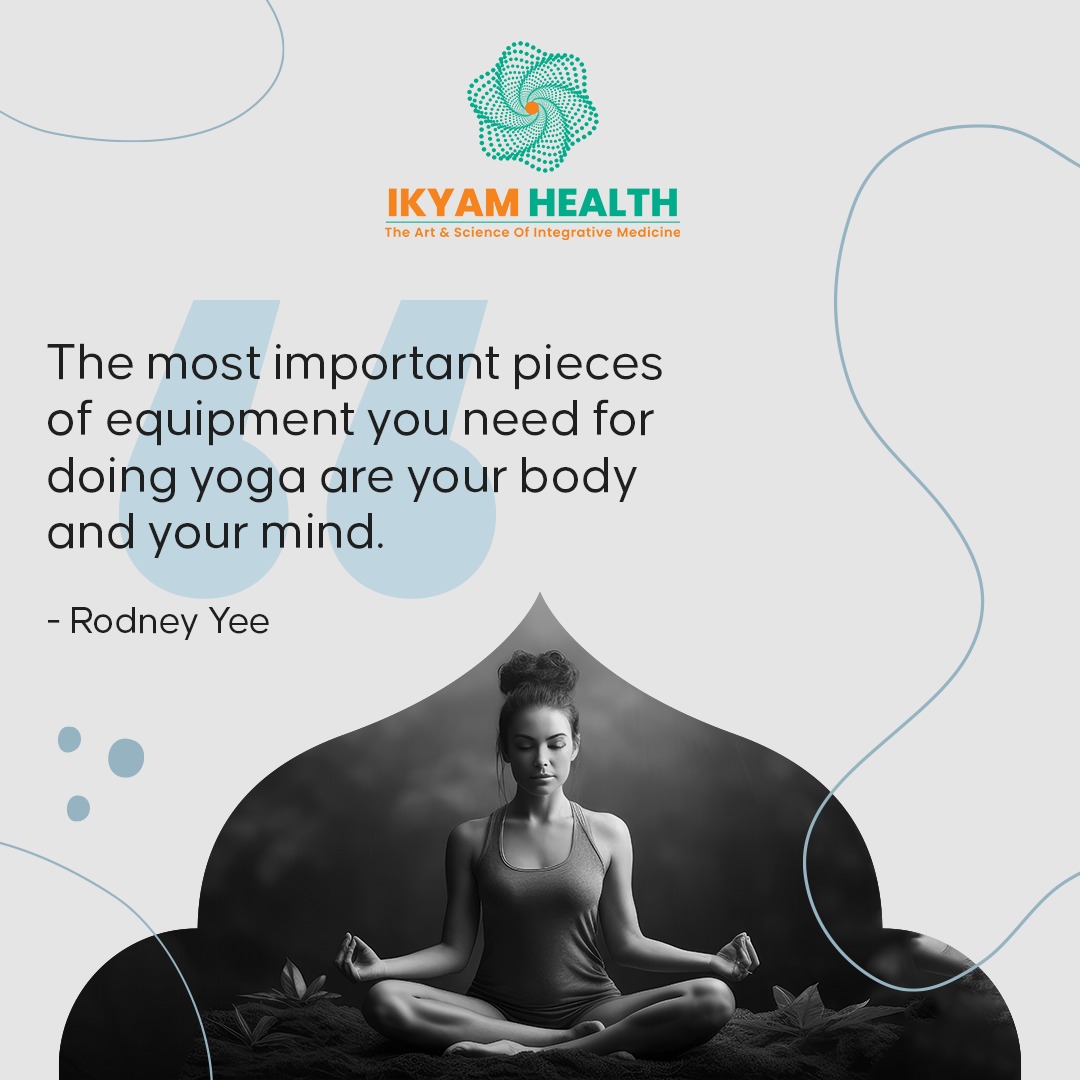 Let your mat be your canvas, and your yoga practice the masterpiece. 🧘‍♂️🎨

#IKYAMHealth #WellnessRevolution #HealthTech #yogawisdom #innerpeace #yogajourney #mindfulliving #balanceandharmony #yogalife #findyourpeace #yogapractice #bodyandsoul #yogamindfulness