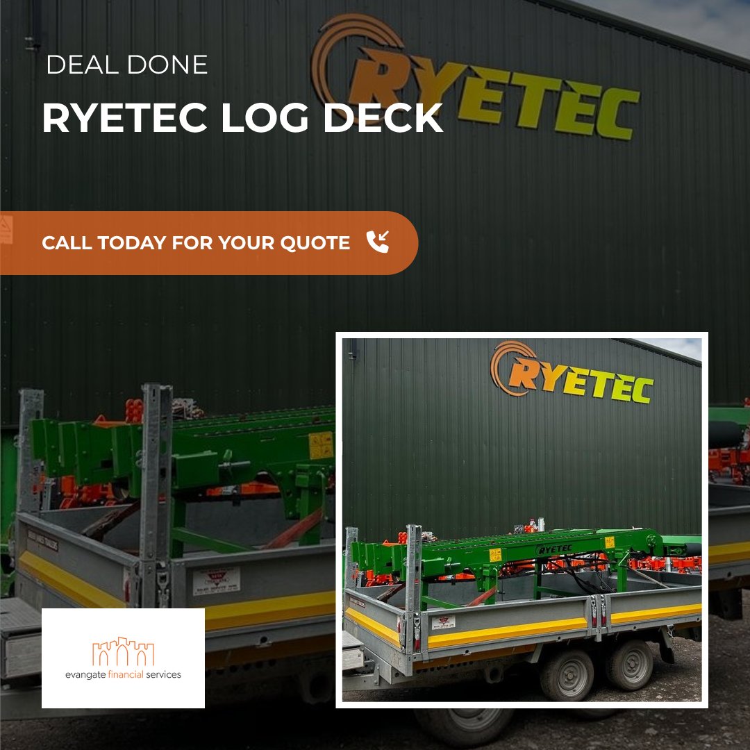 🪵🪵 Firewood Finance🪵🪵

Did you know that in addition to Foresty and Arb businesses, we finance many of the UK's Firewood suppliers?  We recently funded this Ryetec Log Deck for a repeat customer.

☎️ 0800 488 0230 
💻evangatefs.com/forestry-finan…

#Forestry #Arb #Firewood