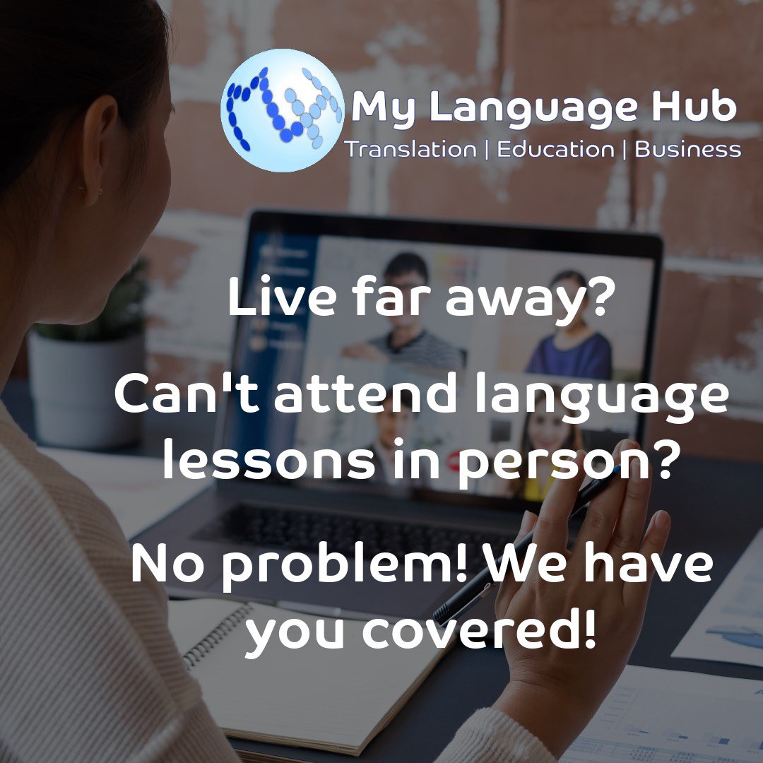 We at My Language Hub believe that location shouldn’t be a barrier to high quality language education. That is we are committed to providing online learning spaces to increase access to those far away 💻 🌐 #education #language #learning #virtuallearning