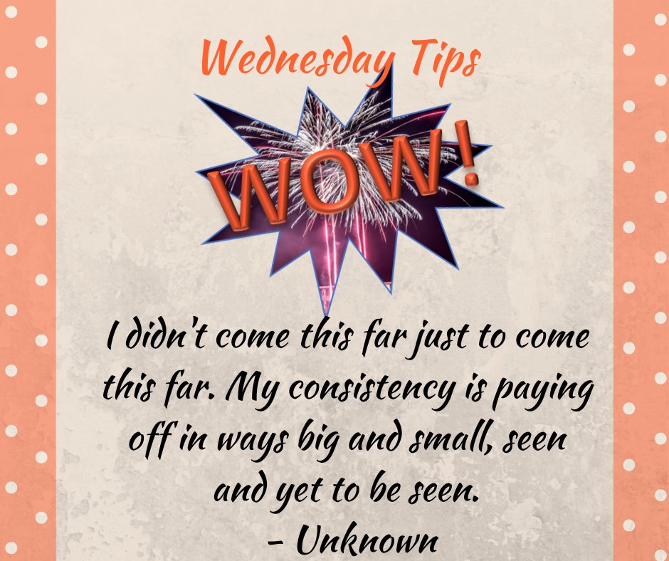 Consistency: the harmony of conduct or practice. Keep working at it and the rewards will be WOW! 
#Wowplace #WednesdayTips #consistency #leadership #administrativeassistant 

amazon.com/Invaluable-Ass…