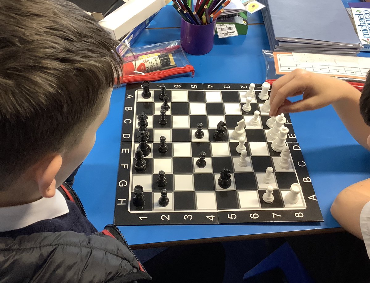 St_Theresas_RC's tweet image. Years 5 and 6 enjoying chess club #chessfun
