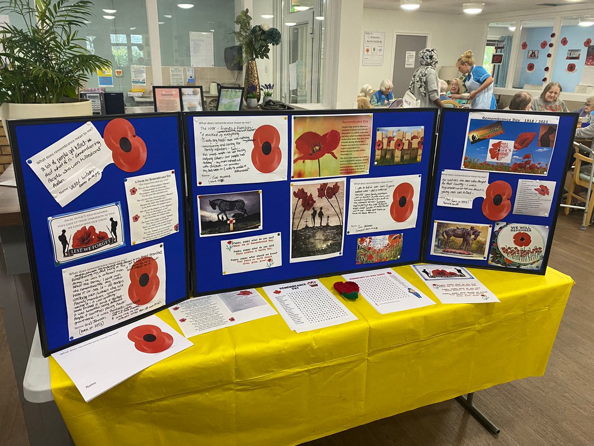 Thank you to our lovely customers who contributed to our remembrance wall this week at RecoveryHubEast #RemembranceDay #RemembranceSunday @care_lcc