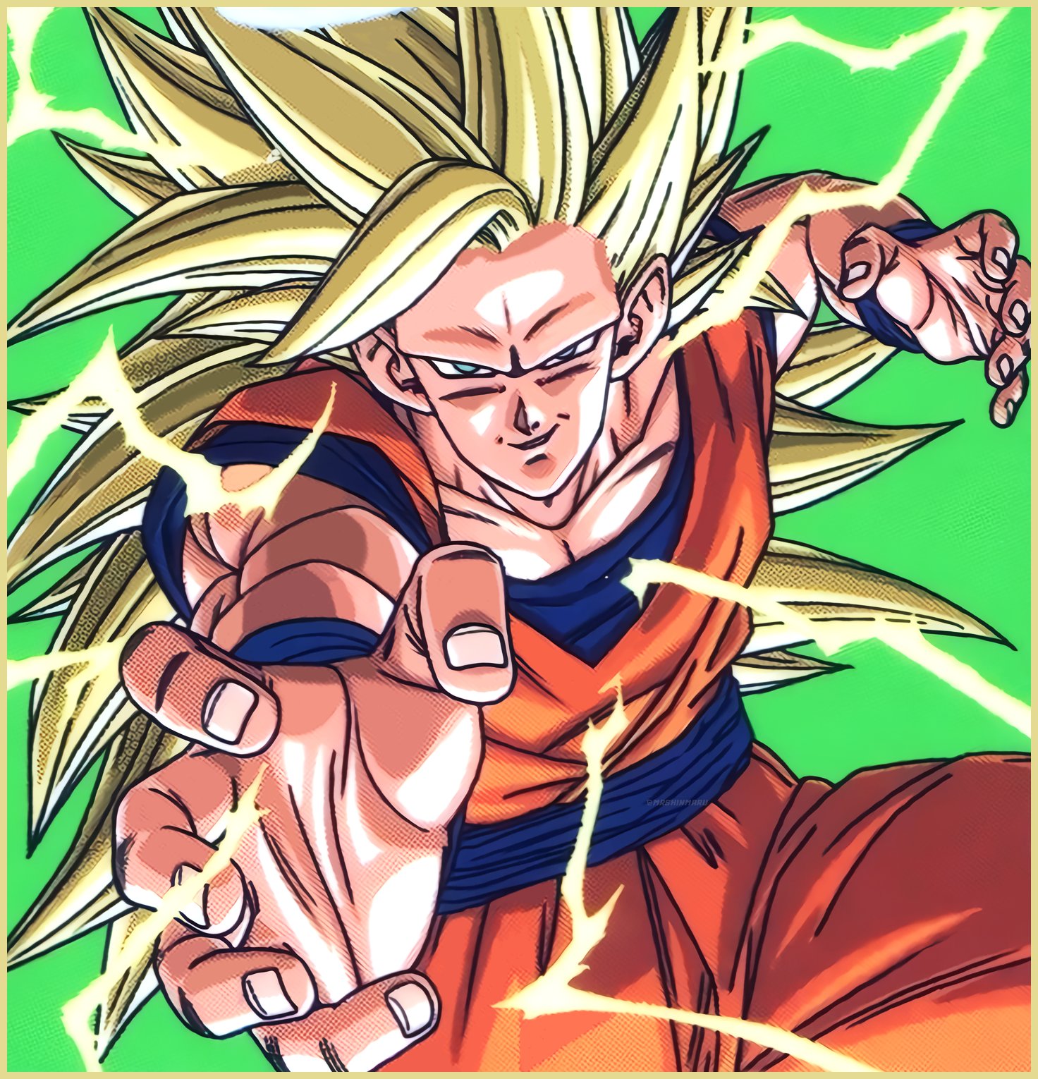 Katsuyoshi nakatsuru goku super saiyan color  Desenhos dragonball, Desenhos  animados para adultos, Goku desenho